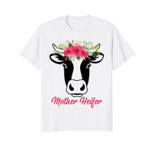 Load image into Gallery viewer, Mother Heifer Floral T-shirt Mother's Day Gift For Women