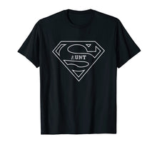 Load image into Gallery viewer, Superhero Aunt T Shirt Gift Mother Father Day