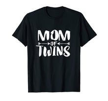 Load image into Gallery viewer, Mom Of Twins T-Shirt Mother Pregnant Announcement Gift