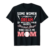 Load image into Gallery viewer, Baseball Mom T Shirt, Favorite Baseball Player Mother Gift