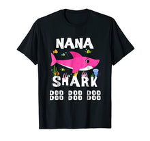 Load image into Gallery viewer, Nana Shark T Shirt Mother Grandma Mother's Day Christmas