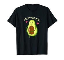 Load image into Gallery viewer, Momacado T-Shirt Avocado Mom Pregnancy Mother Baby Tee