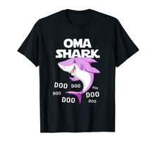 Load image into Gallery viewer, Oma Shark T-Shirt Mother Grandma Halloween Christmas