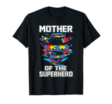 Load image into Gallery viewer, Super Mother Tshirt Autism Awareness Gift Mother Superhero