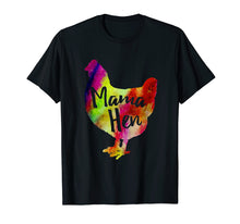 Load image into Gallery viewer, Mama Hen Shirt Farmer Colorful Chicken Pet Mother Tshirt