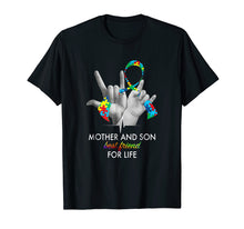 Load image into Gallery viewer, Mother And Son Best Friends For Life Autism Awareness Shirt
