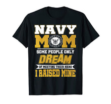 Load image into Gallery viewer, Proud Navy Mom T Shirt U.S Navy Mom Mother Military Gift Tee