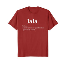 Load image into Gallery viewer, Lala Definition Funny Grandma Mother Day Women Gifts T-Shirt