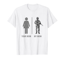 Load image into Gallery viewer, Funny Soldier Mom Shirt Military Mother Camouflage