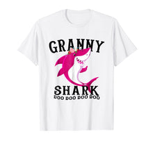 Load image into Gallery viewer, Granny Shark T Shirt Mother Grandma Halloween Christmas