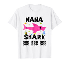 Load image into Gallery viewer, Nana Shark T Shirt Mother Grandma Thanksgiving Christmas