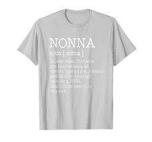Load image into Gallery viewer, Nonna Definition Grandma Mother Day Gifts Women T-Shirt
