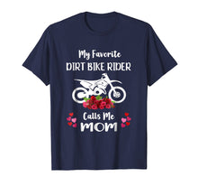 Load image into Gallery viewer, Dirt Bike Mother Motocross Mom Gift with Flowers T-shirt