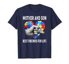 Load image into Gallery viewer, Mother and Son Best Friends For Life Funny Autism Mom Shirt