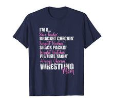 Load image into Gallery viewer, I Am A Wrestling Mom Sport Mommy Mother Distressed T-Shirt