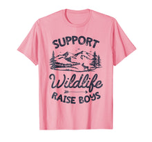 Load image into Gallery viewer, Support Wildlife Raise Boys T shirt Mom Dad Mother Parents