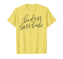 Load image into Gallery viewer, Badass Boss Babe T-shirt Women's Gift Funny Mother Mom Mama