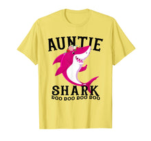Load image into Gallery viewer, Auntie Shark T Shirt Mother Grandma Halloween Christmas