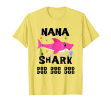 Load image into Gallery viewer, Nana Shark T Shirt Mother Grandma Thanksgiving Christmas