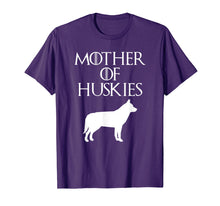 Load image into Gallery viewer, Cute & Unique White Mother of Huskies T-shirt E010664