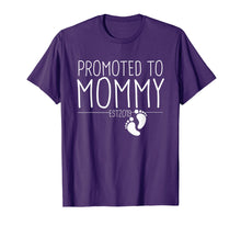 Load image into Gallery viewer, Promoted To Mommy Est 2019 T-Shirt New Mother Women Gift