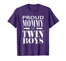 Load image into Gallery viewer, Proud Mommy Of Twin Boys Twins Mother Gift T-Shirt