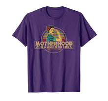 Load image into Gallery viewer, Motherhood Like A Walk In The Park Dinosaur Mother Gift Tee
