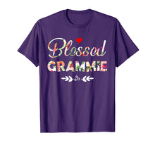 Load image into Gallery viewer, Blessed Grammie Tshirt Grandmother Women Mother Gifts