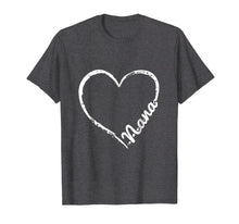 Load image into Gallery viewer, Nana Heart Shirt Light Mother Day Gift From Inside My Heart