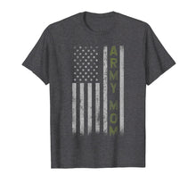 Load image into Gallery viewer, Army Mom T Shirt- Pride Military Mother American Flag Shirt