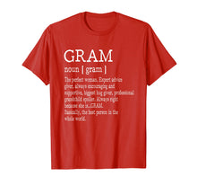 Load image into Gallery viewer, Gram Definition Grandma Mother Day Gifts Women T-Shirt