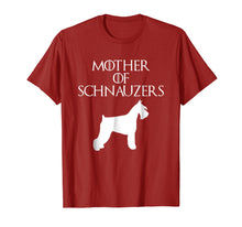 Load image into Gallery viewer, Cute & Unique White Mother of Schnauzers T-shirt E010750