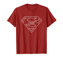 Load image into Gallery viewer, Superhero Aunt T Shirt Gift Mother Father Day