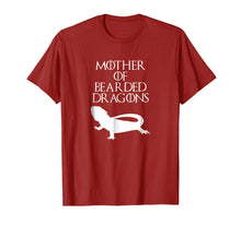 Load image into Gallery viewer, Cute Unique White Mother of Bearded Dragons T-shirt E010338