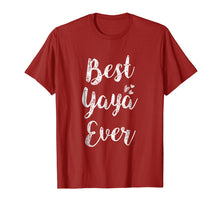 Load image into Gallery viewer, Womens Best Yaya Ever T-Shirt Fun Cute Mother Day Gift Tee