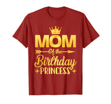 Load image into Gallery viewer, Mom Of The Birthday Princess T-Shirt Father Mother Gifts