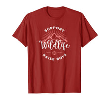 Load image into Gallery viewer, Womens Support Wildlife Raise Boys Shirt For Mom Mother