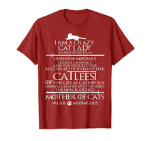 Load image into Gallery viewer, Catleesi Mother Of Cats Funny Cat Lovers Tshirt