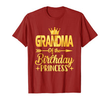 Load image into Gallery viewer, Grandma Of The Birthday Princess T-Shirt Father Mother Gifts