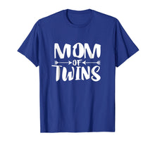 Load image into Gallery viewer, Mom Of Twins T-Shirt Mother Pregnant Announcement Gift