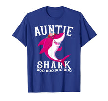 Load image into Gallery viewer, Auntie Shark T Shirt Mother Grandma Halloween Christmas