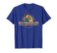 Load image into Gallery viewer, Motherhood Like A Walk In The Park Dinosaur Mother Gift Tee