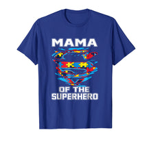 Load image into Gallery viewer, Super Mama Tshirt Autism Awareness Gift Mother Superhero