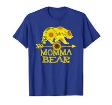Load image into Gallery viewer, Momma Bear Sunflower T-Shirt Sunflower Mother Father Tee