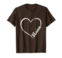 Load image into Gallery viewer, Nana Heart Shirt Light Mother Day Gift From Inside My Heart