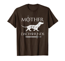 Load image into Gallery viewer, Womens Mother of Dachshunds Cute Dog Parent T-Shirt Gift
