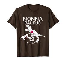 Load image into Gallery viewer, Nonna Saurus T Rex Dinosaur T Shirt Mother Day Gift