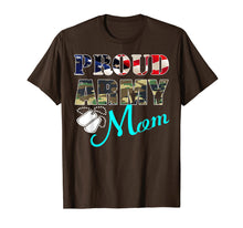 Load image into Gallery viewer, Proud Army Mom T Shirt - Military Family Shirts Mother Gifts
