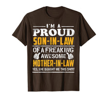Load image into Gallery viewer, Proud Son In Law Of Awesome Mother In Law Shirt