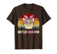 Load image into Gallery viewer, Vintage Best Cat Mom Ever T-Shirt Cat Mama Mother Gift Women